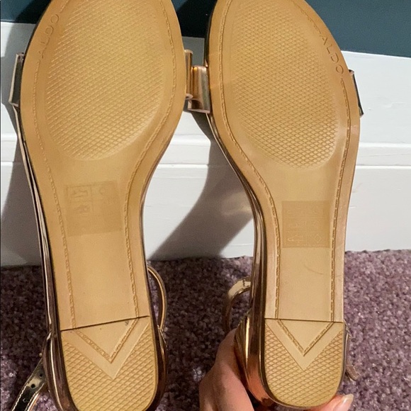 Aldo - Rose/Gold Sandal Size 6.5 - Picture 5 of 5
